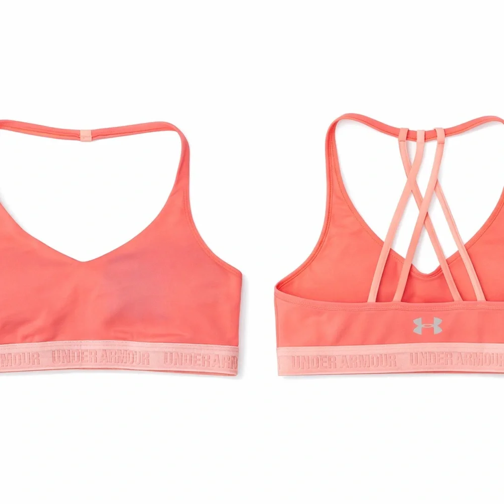 Under Armour Coral Strappy Back Women's Sports Bra